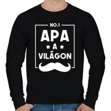 PRINTFASHION Legjobb Apa - Férfi pulóver - Fekete férfi pulóver, kardigán