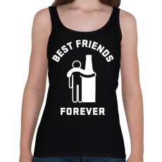 PRINTFASHION Legjobb barát örökké - Női atléta - Fekete
