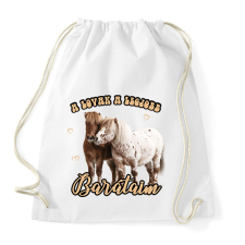 PRINTFASHION Legjobb barátaim - Sportzsák, Tornazsák - Fehér tornazsák