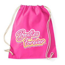 PRINTFASHION Legjobb barátnők örökké - Sportzsák, Tornazsák - Fukszia tornazsák