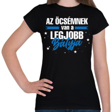PRINTFASHION Legjobb báty - Női póló - Fekete