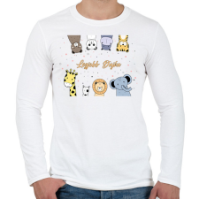 PRINTFASHION Legjobb dajka - Férfi hosszú ujjú póló - Fehér férfi póló