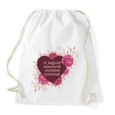 PRINTFASHION Legjobb édesanyák július - Sportzsák, Tornazsák - Fehér tornazsák