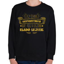 PRINTFASHION Legjobb eladó legyek - Gyerek pulóver - Fekete gyerek pulóver, kardigán