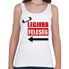 PRINTFASHION Legjobb feleség - Női atléta - Fehér