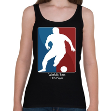 PRINTFASHION Legjobb FIFA játékos - Női atléta - Fekete