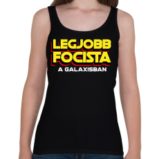 PRINTFASHION LEGJOBB FOCISTA A GALAXISBAN - Női atléta - Fekete