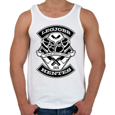PRINTFASHION Legjobb hentes - Férfi atléta - Fehér