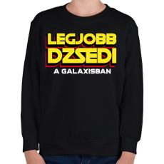 PRINTFASHION LEGJOBB JEDI A GALAXISBAN - Gyerek pulóver - Fekete
