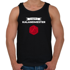 PRINTFASHION Legjobb Kalandmester - Férfi atléta - Fekete atléta, trikó