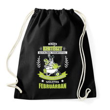 PRINTFASHION Legjobb kertész - Hónappal - Sportzsák, Tornazsák - Fekete tornazsák