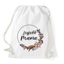 PRINTFASHION Legjobb mama - Sportzsák, Tornazsák - Fehér tornazsák