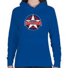 PRINTFASHION LEGJOBB NAGYMAMA - Női kapucnis pulóver - Királykék női pulóver, kardigán