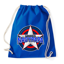 PRINTFASHION LEGJOBB NAGYPAPA - Sportzsák, Tornazsák - Bright royal tornazsák