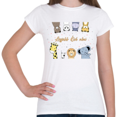 PRINTFASHION Legjobb Óvó néni - Női póló - Fehér