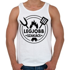 PRINTFASHION Legjobb szakács - Férfi atléta - Fehér