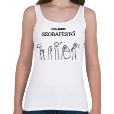 PRINTFASHION Legjobb szobafestő - Női atléta - Fehér