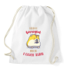PRINTFASHION Legjobb terápia - A hörcsögöm - Sportzsák, Tornazsák - Fehér