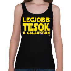 PRINTFASHION Legjobb tesók a Galaxisban Star Wars - Női atléta - Fekete