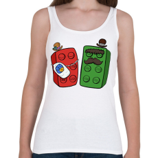 PRINTFASHION Lego család - Női atléta - Fehér