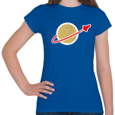 PRINTFASHION LEGO Space - Női póló - Királykék