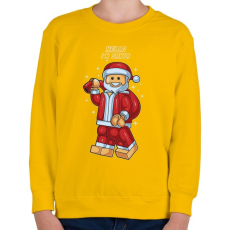 PRINTFASHION Lego Télapó - Gyerek pulóver - Sárga