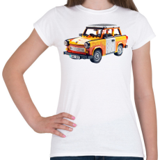 PRINTFASHION LEGO Trabant - Retro autó - Női póló - Fehér