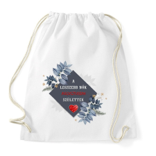 PRINTFASHION Legszebb nők augusztus - Sportzsák, Tornazsák - Fehér tornazsák