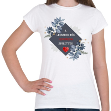 PRINTFASHION Legszebb nők február - Női póló - Fehér női póló