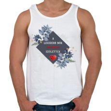 PRINTFASHION Legszebb nők január - Férfi atléta - Fehér