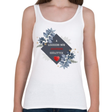 PRINTFASHION Legszebb nők január - Női atléta - Fehér