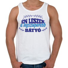 PRINTFASHION Legszuperebb bátyó - Férfi atléta - Fehér