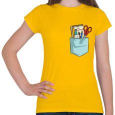 PRINTFASHION Légy különleges! - Női póló - Sárga