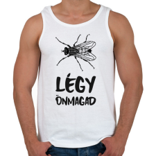 PRINTFASHION LÉGY ÖNMAGAD - Férfi atléta - Fehér atléta, trikó