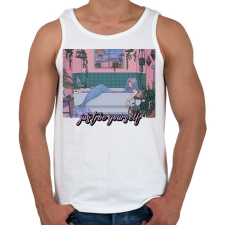 PRINTFASHION Légy önmagad - Férfi atléta - Fehér atléta, trikó