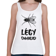 PRINTFASHION LÉGY ÖNMAGAD - Női atléta - Fehér női trikó