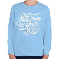 PRINTFASHION Legyen igaz - Gyerek pulóver - Világoskék gyerek pulóver, kardigán