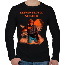 PRINTFASHION LEGYEN KEDVED SZERINT  - Férfi hosszú ujjú póló - Fekete