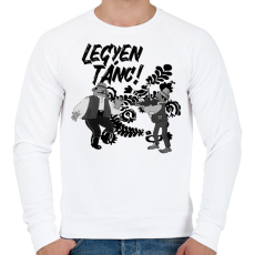 PRINTFASHION Legyen tánc! - Férfi pulóver - Fehér