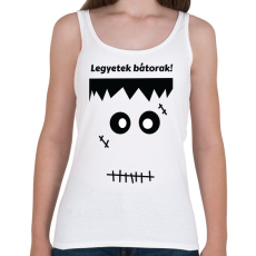 PRINTFASHION Legyetek bátorak Frankeinstein - Női atléta - Fehér