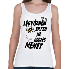 PRINTFASHION Legyőzném érted az összes méhet - páros minta - Női atléta - Fehér