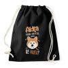 PRINTFASHION Lehet élni, de minek? - Akita - Sportzsák, Tornazsák - Fekete