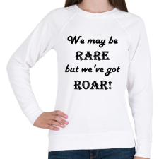 PRINTFASHION Lehet, hogy ritkák vagyunk - Női pulóver - Fehér női pulóver, kardigán