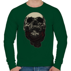 PRINTFASHION Lélekfaló - Férfi pulóver - Sötétzöld