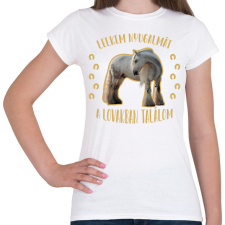 PRINTFASHION Lelkem nyugalma - Női póló - Fehér női póló