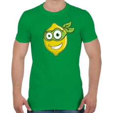 PRINTFASHION Lemon Hero - Férfi póló - Zöld