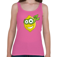 PRINTFASHION Lemon Hero - Női atléta - Rózsaszín