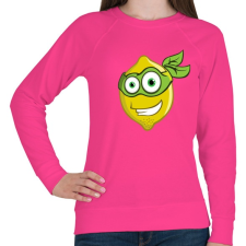 PRINTFASHION Lemon Hero - Női pulóver - Fukszia női pulóver, kardigán