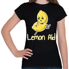 PRINTFASHION LemonAid - Női póló - Fekete női póló