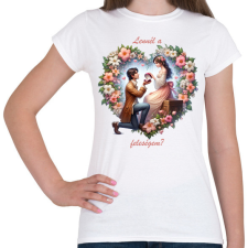 PRINTFASHION Lennél a feleségem? - Női póló - Fehér női póló